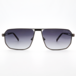 Optimo Gafas De Sol Hombre Aviador Rectangular Estilo Retro (gris)